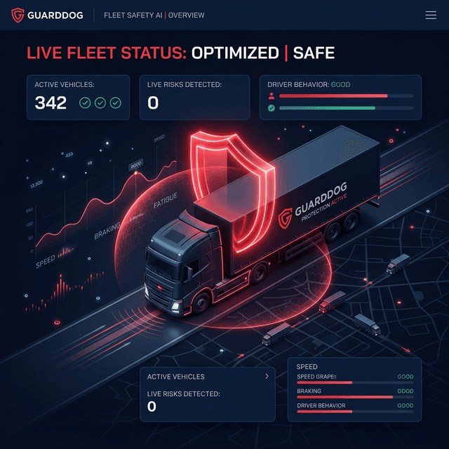 GuardDog AI Fleet Safety Dashboard